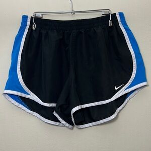 Nike - Black, white, blue running shorts - L - Good Condition